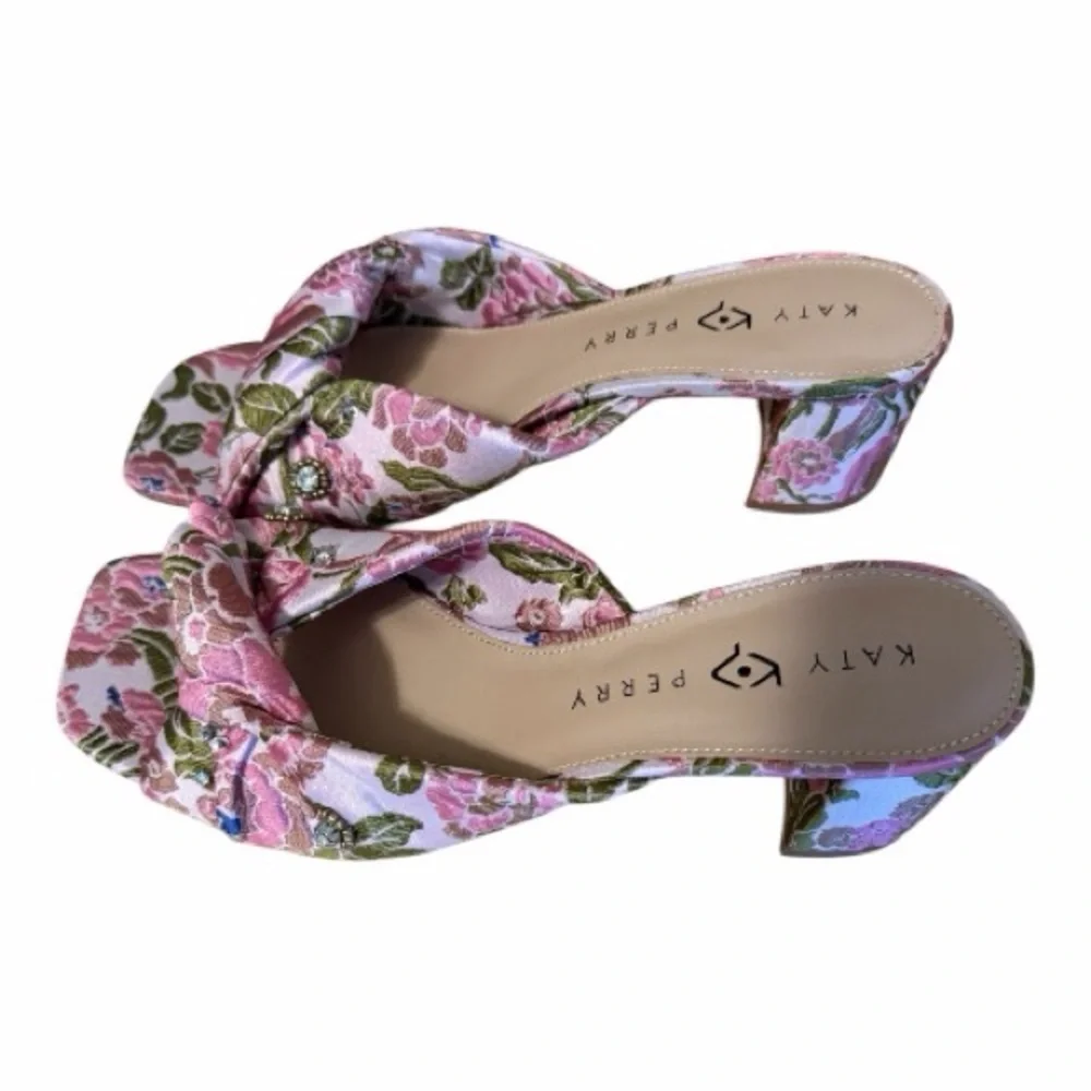 Katy Perry The Tooliped Twisted Sandal Vintage Pink Multi, Size 9.5M - Picture 3 of 7